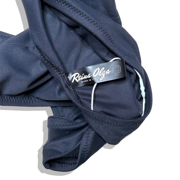 Free People x Reina Olga Italian Stallion One Piece Swimsuit Black Large - Picture 12 of 12